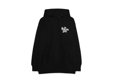 Hide and Seek The H&S Hooded Sweat Shirt(24aw) "BLACK/WHITE"