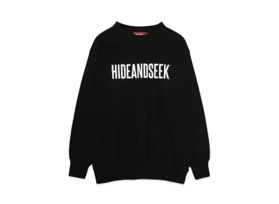Hide and Seek The H&S Sweat Shirt(24aw) "BLACK/WHITE"