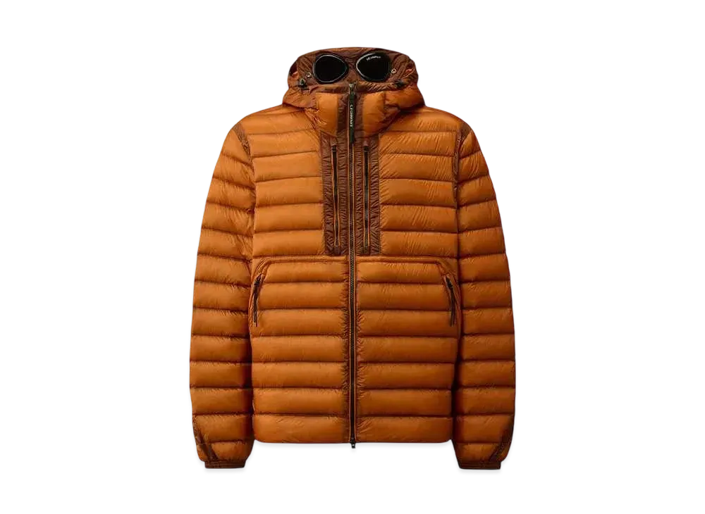 C.P Company D.D. Shell Goggle Down Jacket "Bombay Brown"