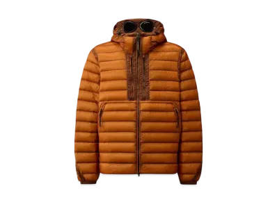 C.P Company D.D. Shell Goggle Down Jacket "Bombay Brown"