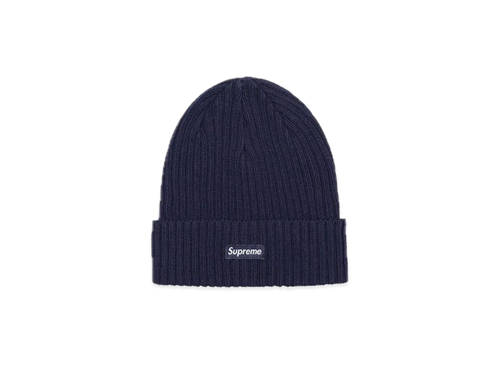 Supreme Overdyed Beanie "Navy" (24SS)