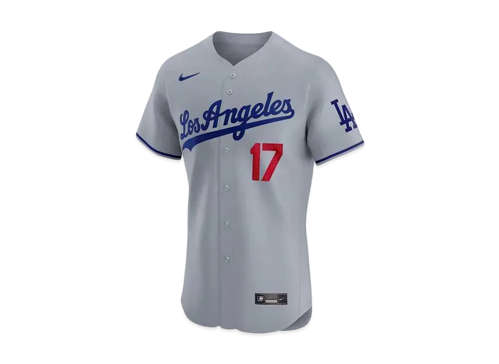 MLB Nike Dodgers Shohei Ohtani Elite Jersey Road "Grey"