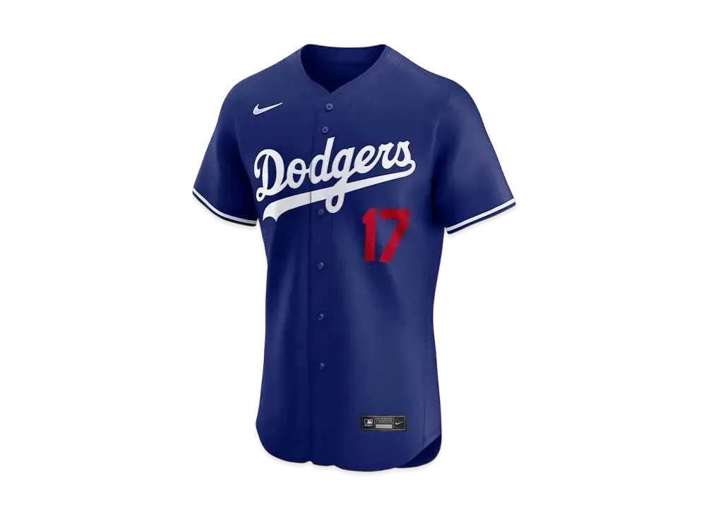 MLB Nike Dodgers Shohei Ohtani Elite Jersey Alternate 2 "Blue"