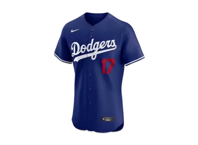 MLB Nike Dodgers Shohei Ohtani Elite Jersey Alternate 2 "Blue"
