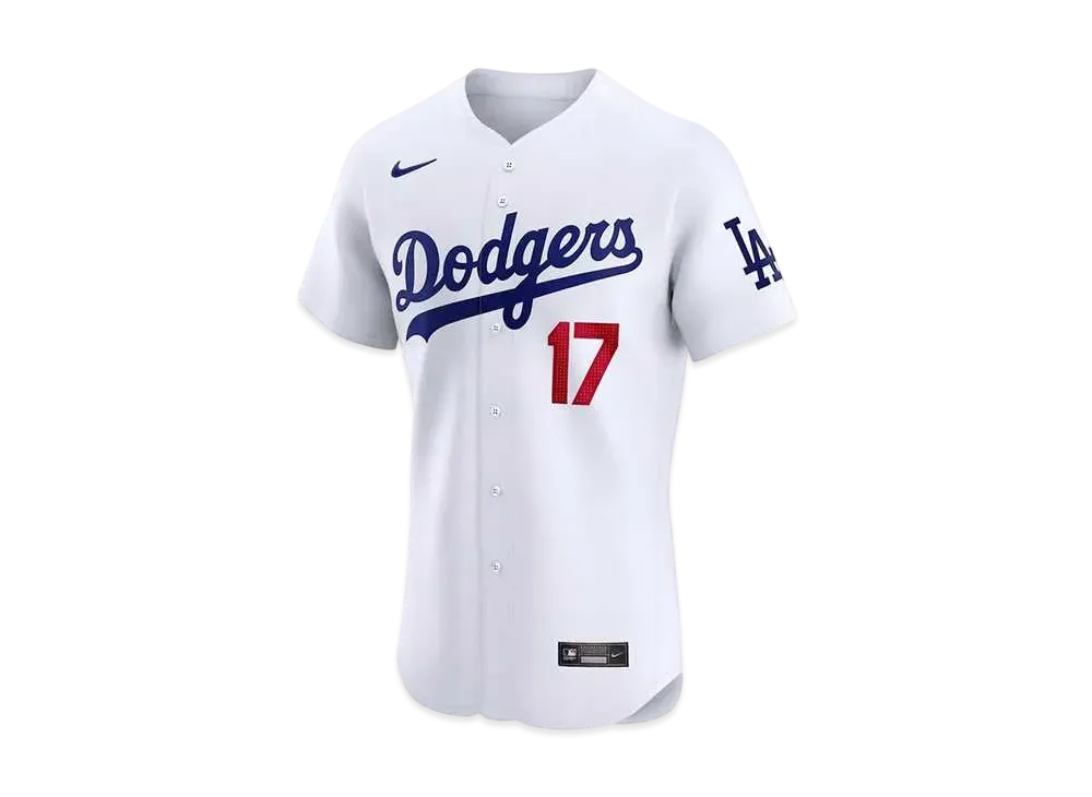 MLB Nike Dodgers Shohei Ohtani Elite Jersey Home "White"