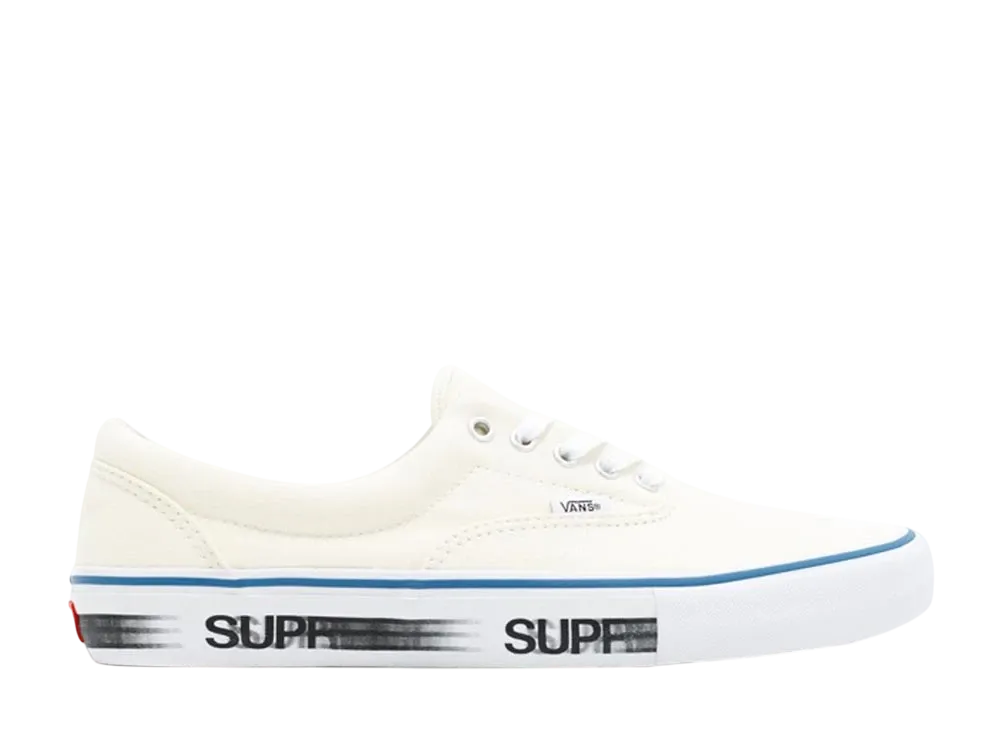 Supreme × Vans Era Pro "Motion Logo White"