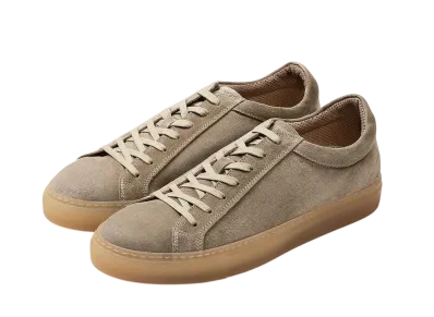 everyone Low Cut Suede Sneakers by Erik Schedin "Beige"