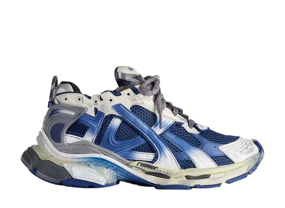 バレンシアガ ランナー グラディエント スニーカー "ベージュ/ネイビー/グレー"