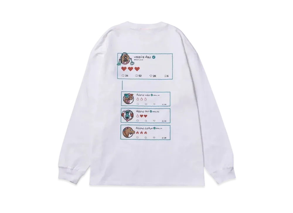 VAULTROOM Impression Zombie L/S Tee "White"