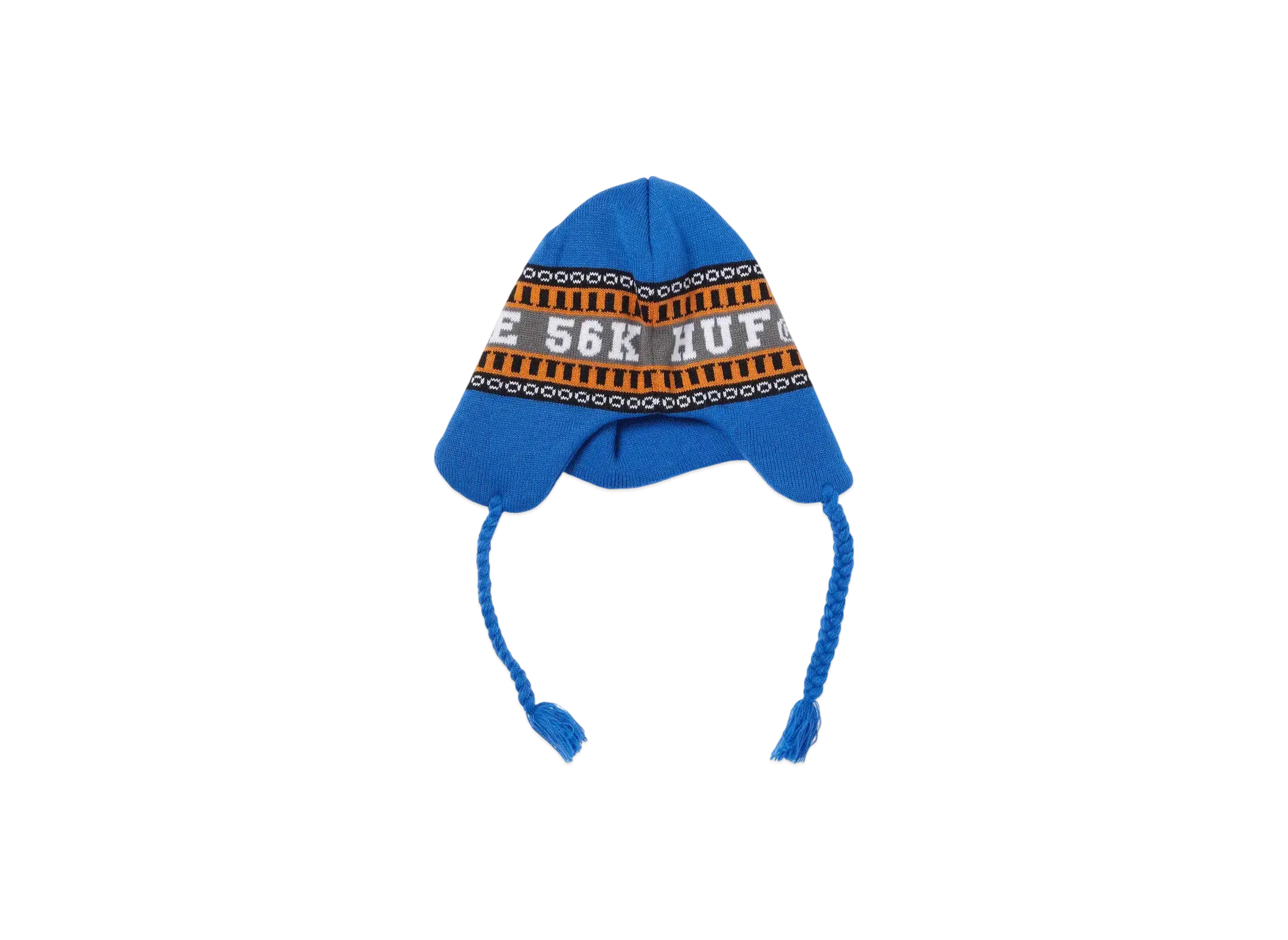 HUF x Bronze56K Flap Beanie "Brown/Blue"