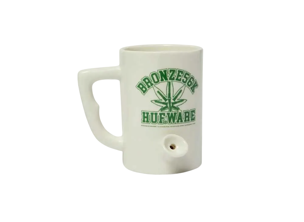 HUF x Bronze56K Early Riser Mug "White"