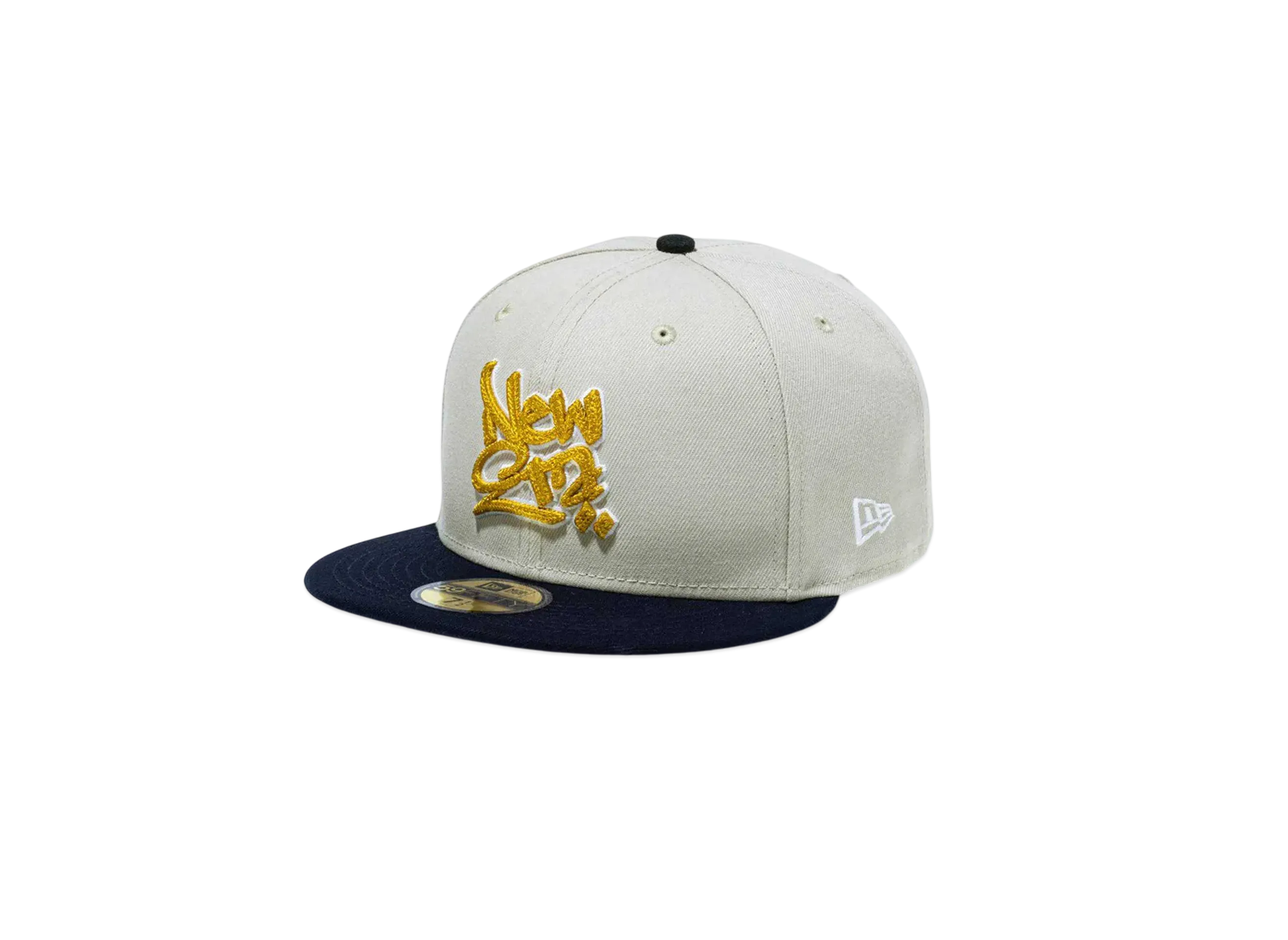 NEW ERA 59Fifty New Era Script Logo "Stone/Navy"