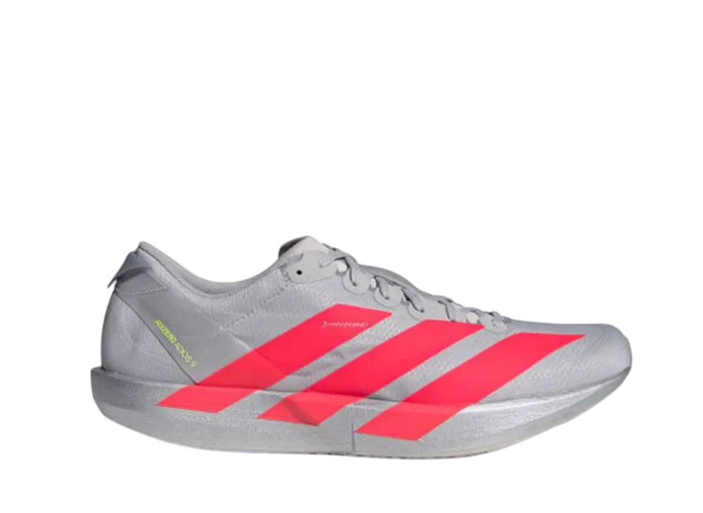 adidas Adizero Japan 9 Running "Grey Two/Lucid Red/Grey"
