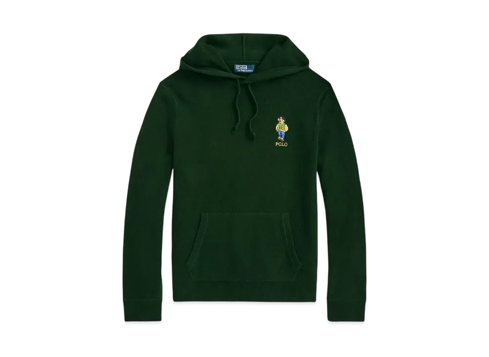 Polo Ralph Lauren Polo Bear Wool Hooded Sweater "Green"