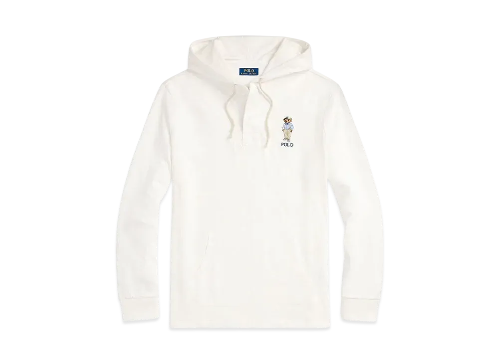 Polo Ralph Lauren Polo Bear Jersey Rugby Hoodie "White"