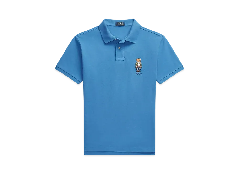 Polo Ralph Lauren Custom Slim Fit Polo Bear Polo Shirt "Blue"
