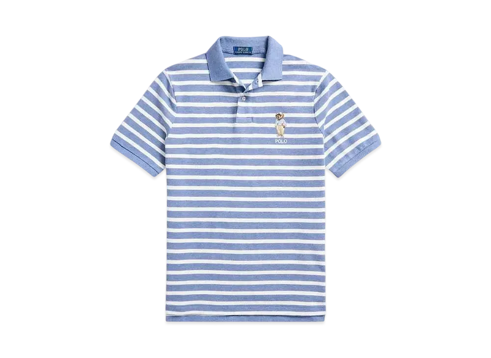 Polo Ralph Lauren Custom Slim Fit Polo Bear Polo Shirt "Blue"