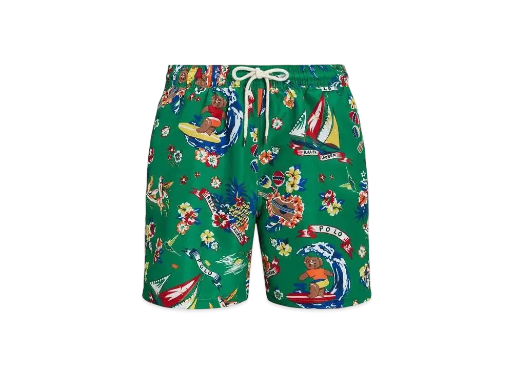 Polo Ralph Lauren 5.75inch Traveler Polo Bear Swim Pants "Multi"