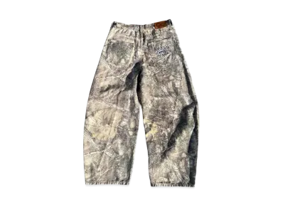 9090 King Logo Slub Denim Buggy Pants "REAL TREE"