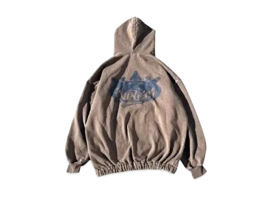 9090 Motion King Logo Balloon Hoodie "PIGMENT BROWN"