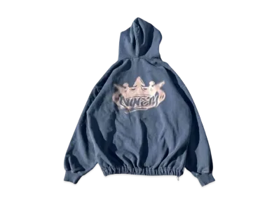 9090 Motion King Logo Balloon Hoodie "PIGMENT NAVY"