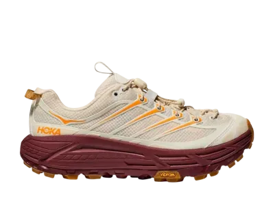 Hoka Mafate Three 2 "Vanilla/Varsity Burgundy"