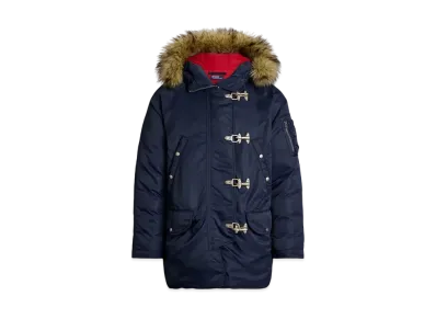 Polo Ralph Lauren Faux Fur Trim Down Parka "Navy"