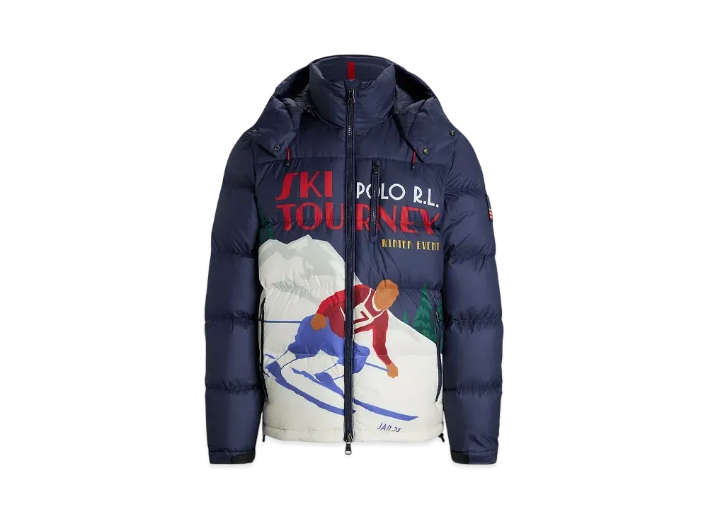 Polo Ralph Lauren Gorham Skier Print Down Jacket "Multi"