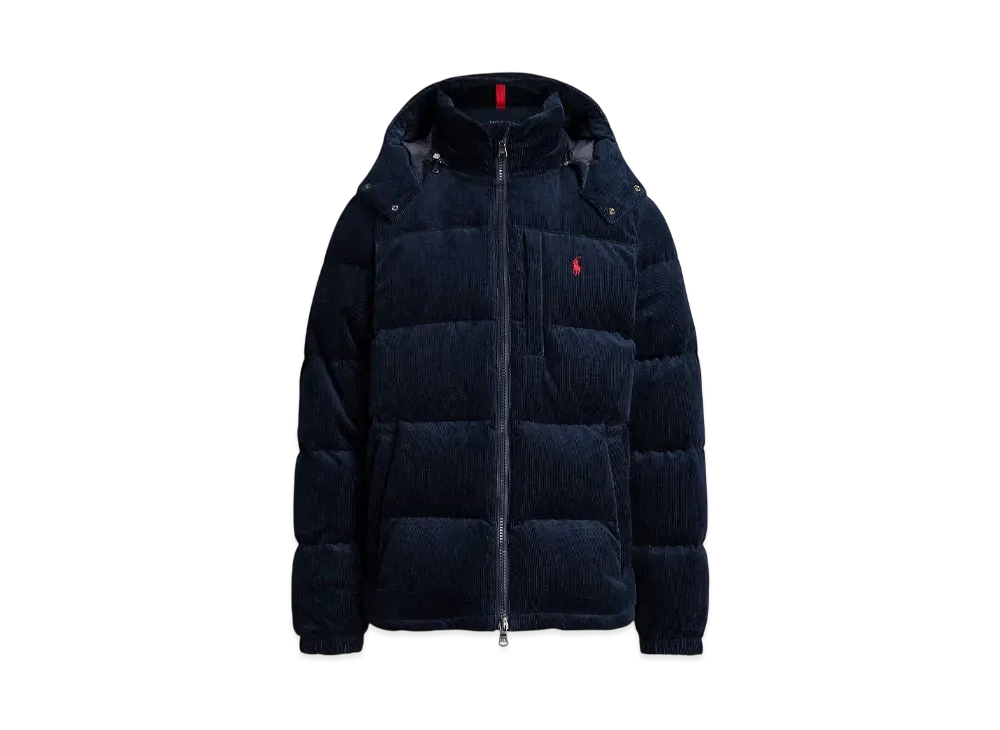 Polo Ralph Lauren Gorham Corduroy Down Jacket "Navy"