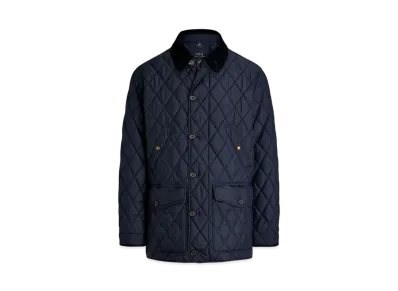 Polo Ralph Lauren Quilted Car Coat "Navy"