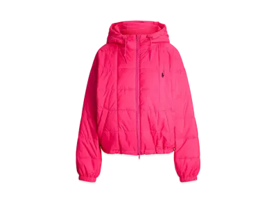 Polo Ralph Lauren Pink Pony Insulated Hooded Jacket "Red"
