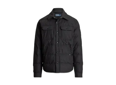 Polo Ralph Lauren Quilted Down Shirt Jacket "Gray"