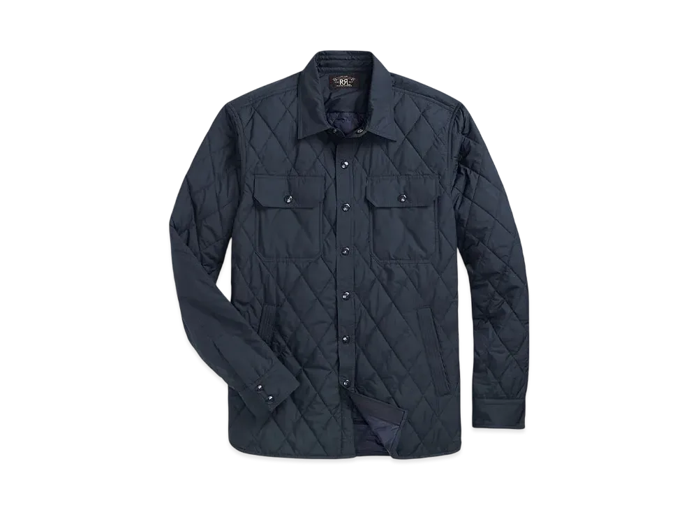RRL Ralph Lauren Quilting Shirt Jacket "Navy"