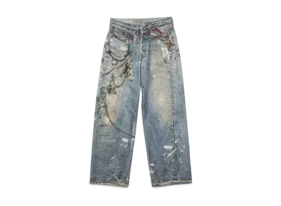 Acne Studios Baggy Fit Trousers - 1981M "Mid Blue"