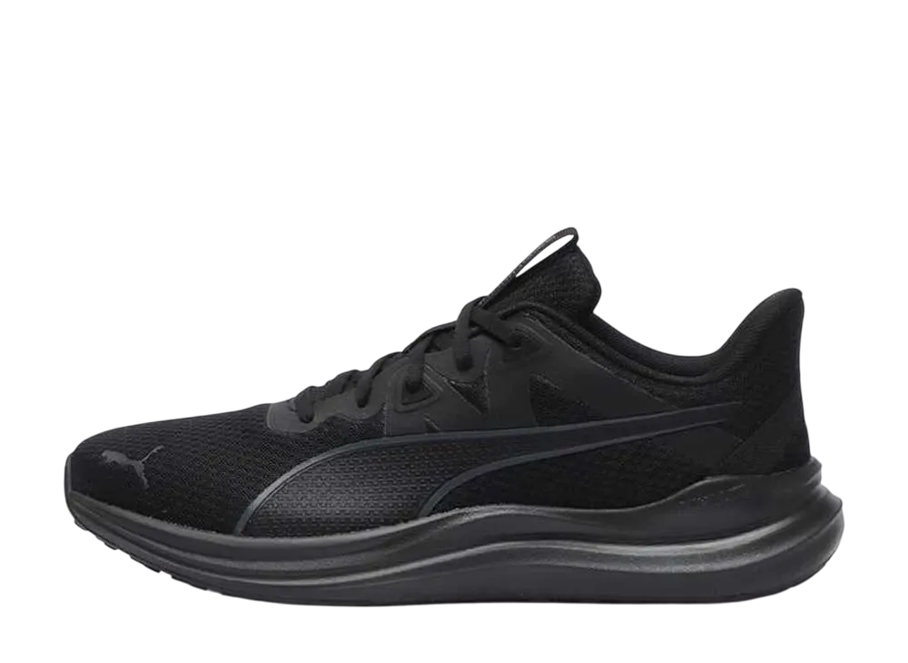 プーマ リフレクト ライト ワイド "ブラック/クールグレー"