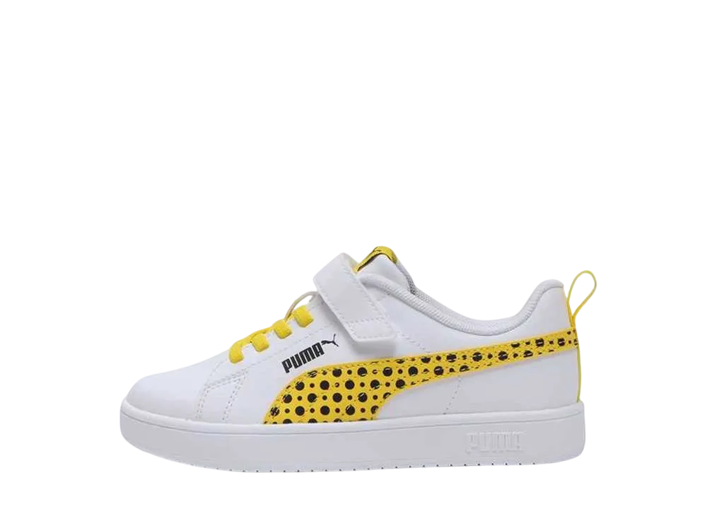 プーマ PS リッキー クラシック ドット AC+ "ホワイト/イエロー" (キッズ)