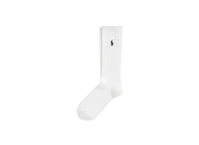 Polo Ralph Lauren Signature Pony Lug Socks "White"
