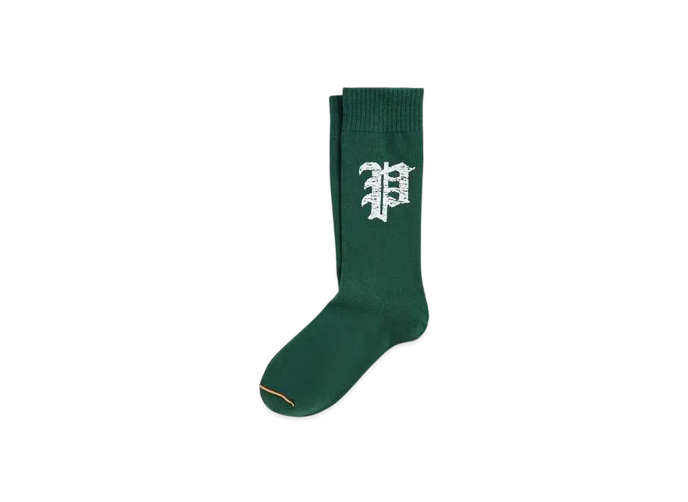 Polo Ralph Lauren Graphic Cushioned Cotton Blend Socks "Green"