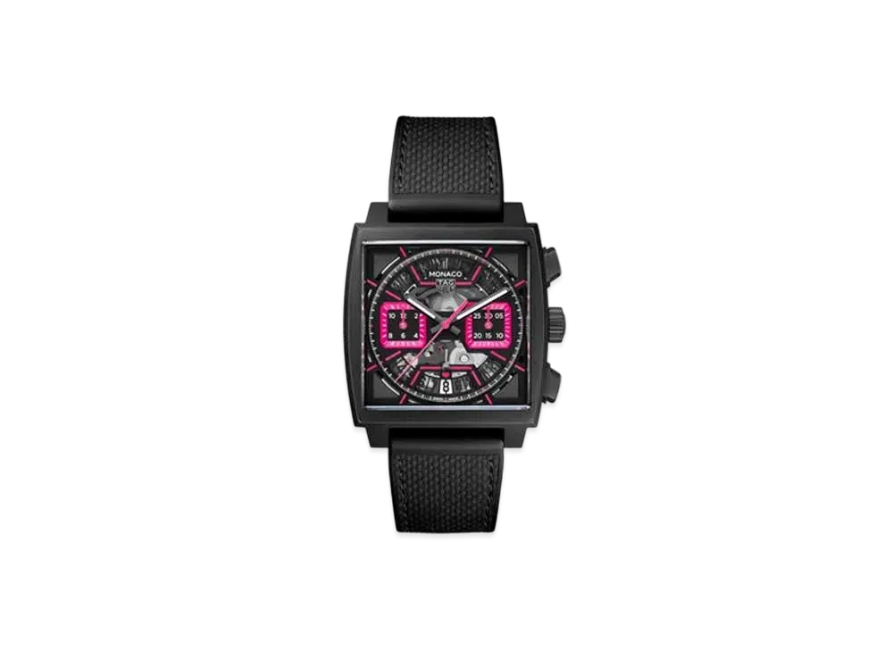 TAG Heuer Monaco Chronograph "Pink/Black" CBL218B.FT6236