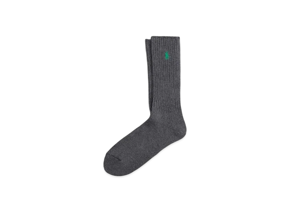 Polo Ralph Lauren Cotton Blend Crew Socks "Gray"