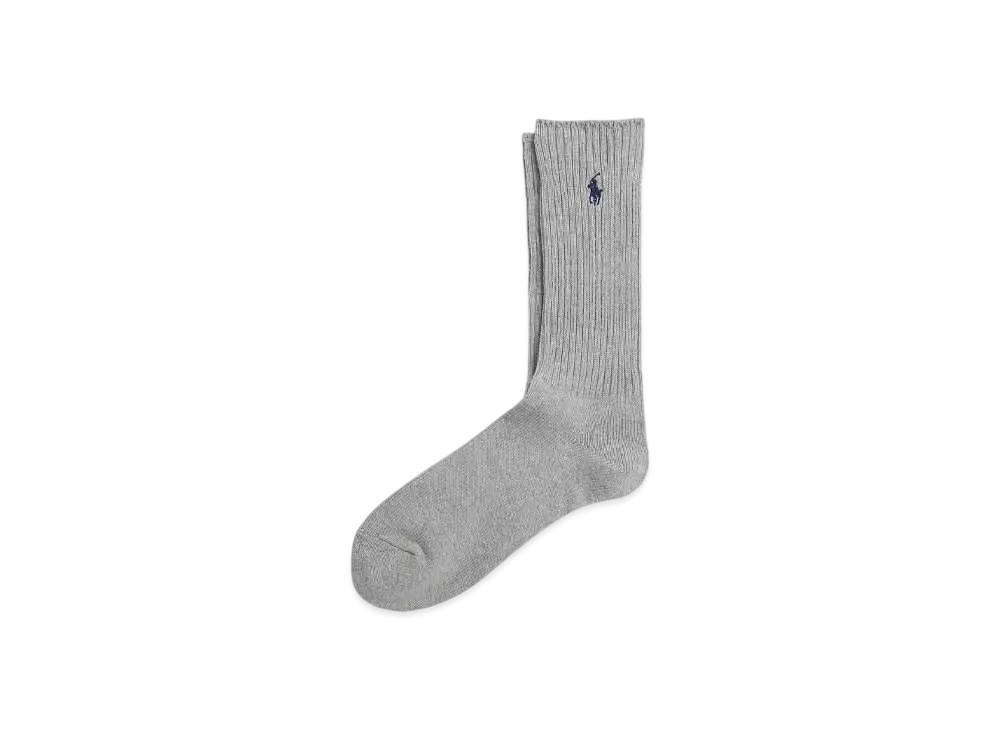 Polo Ralph Lauren Cotton Blend Crew Socks "Gray"