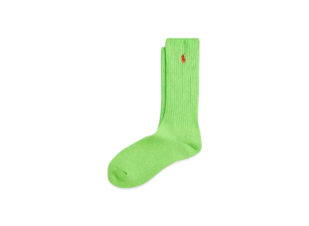 Polo Ralph Lauren Cotton Blend Crew Socks "Green"