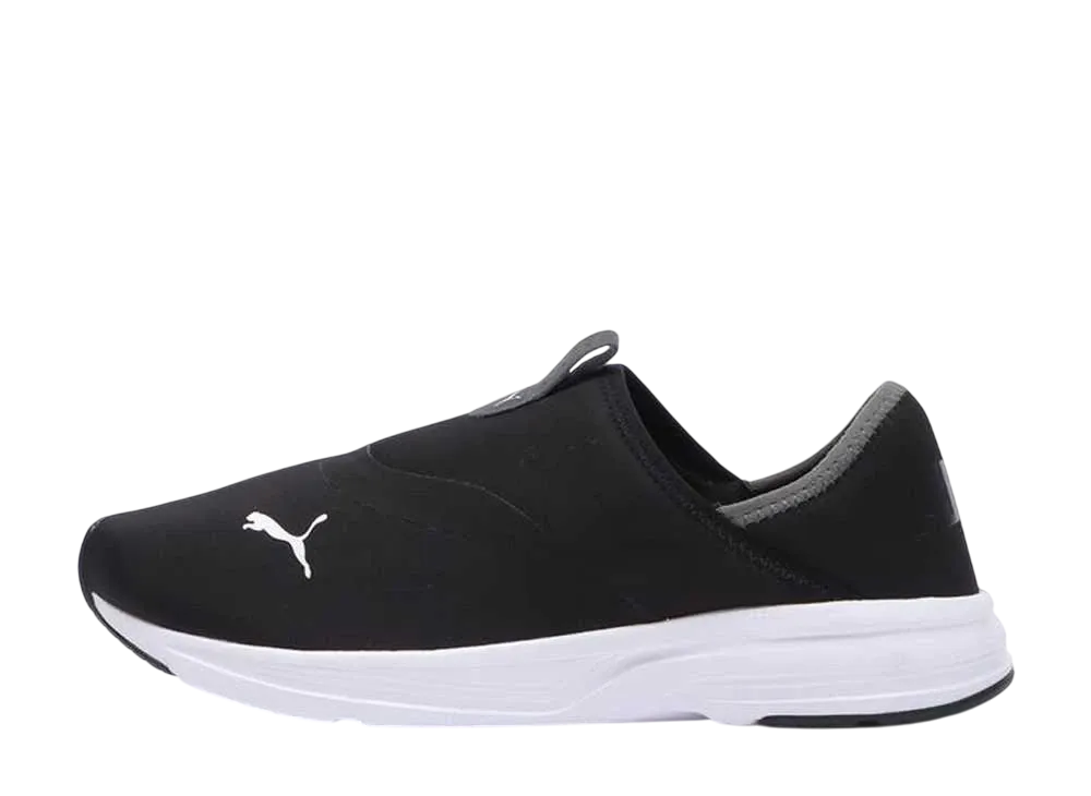 プーマ コメット スリッポン ワイド "ブラック/ホワイト"