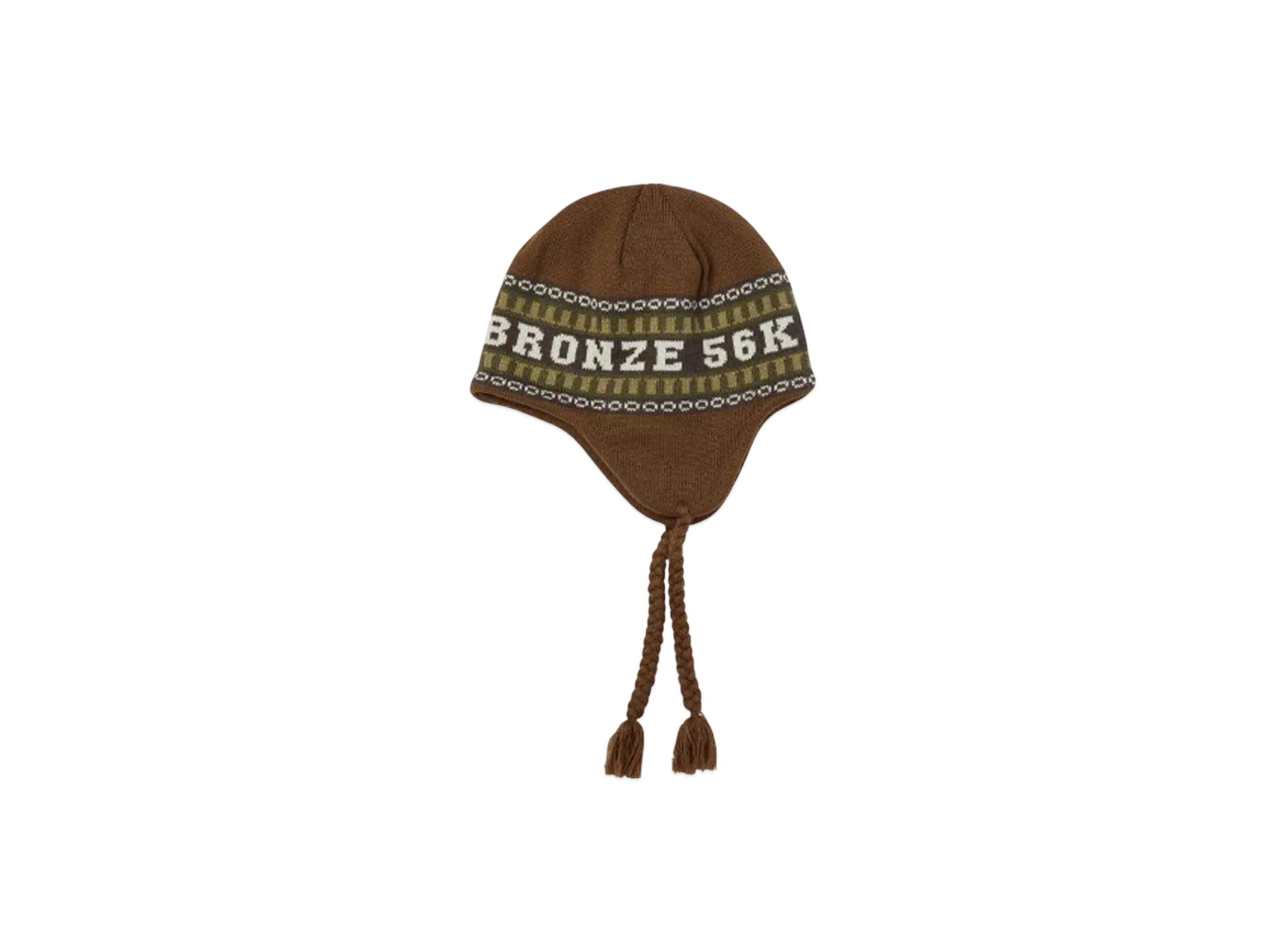 HUF x Bronze56K Flap Beanie "Brown"