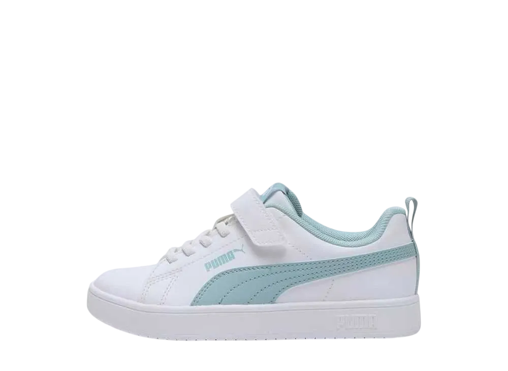 プーマ PS リッキー クラシック NU AC+ "ホワイト/ターコイズサーフ" (キッズ)
