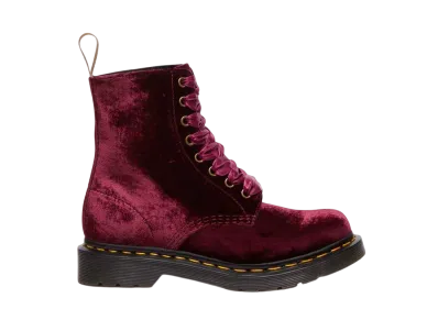 Dr.Martens Women's Vegan 1460 Pascal 8-Eye Boots "Cherry Red"
