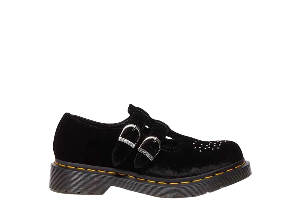 ドクターマーチン ウィメンズ ヴィーガン 8065 メリージェーンシューズ "ブラック"