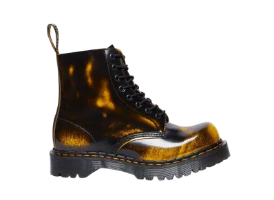 Dr.Martens MIE 1460 8-Eye Boots "Black/DMS Yellow"