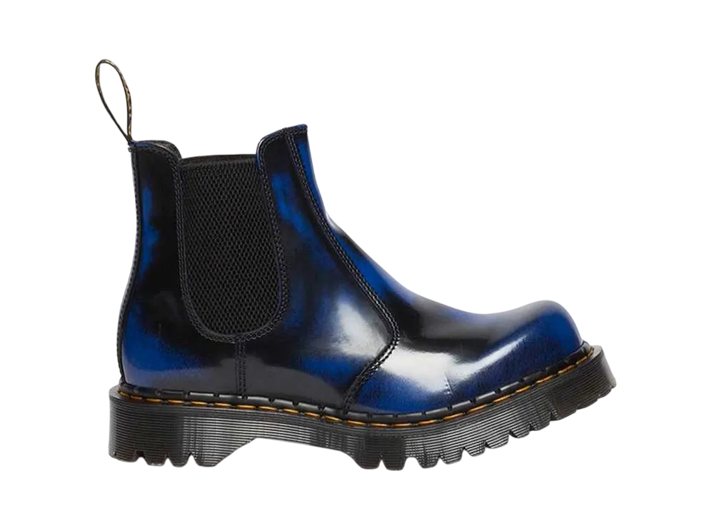 ドクターマーチン MIE 2976 チェルシーブーツ "ブラック/DMSブルー"