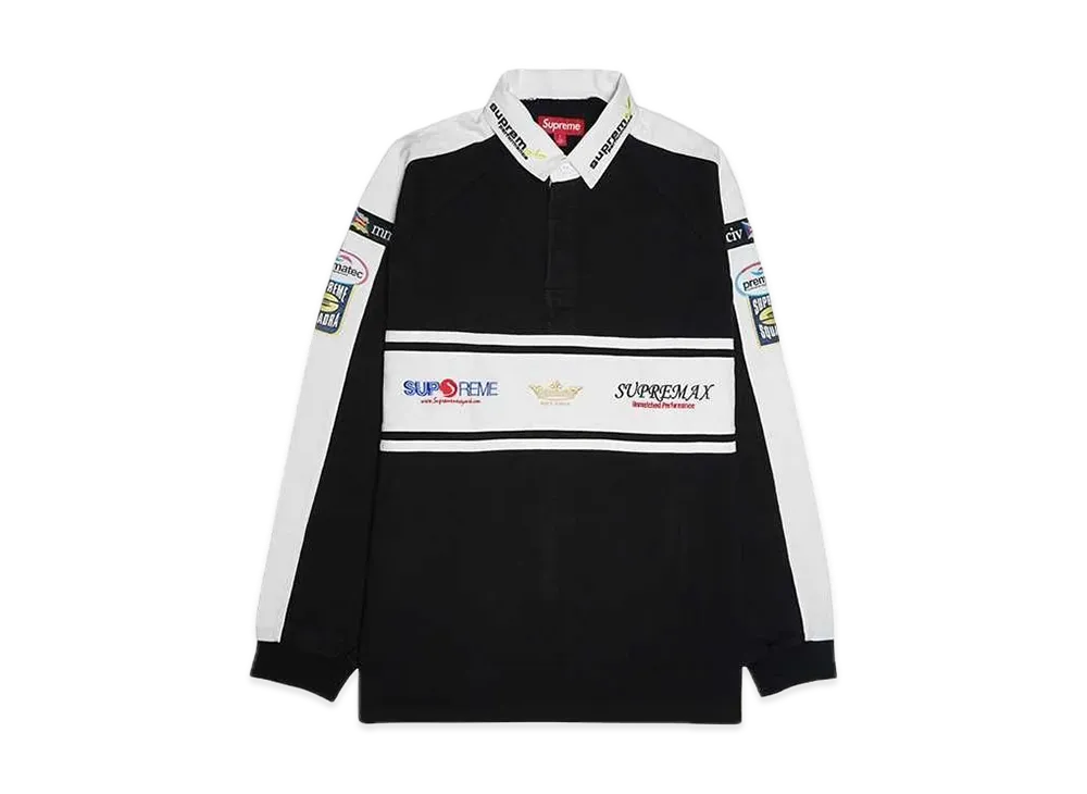 Supreme Chest Stripe Rugby "White"